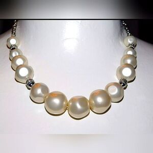 Lia Sophia "SYMPHONY" Pearl Necklace, 17-22" Long, NWOT